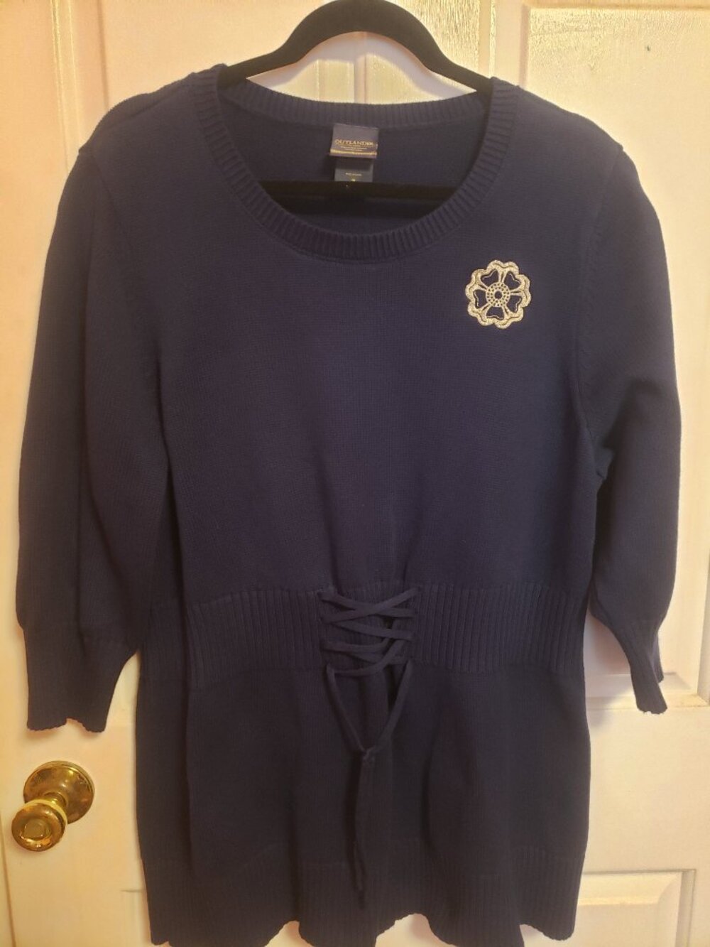 Torrid Outlander Lattice front Sleeve Sweater.